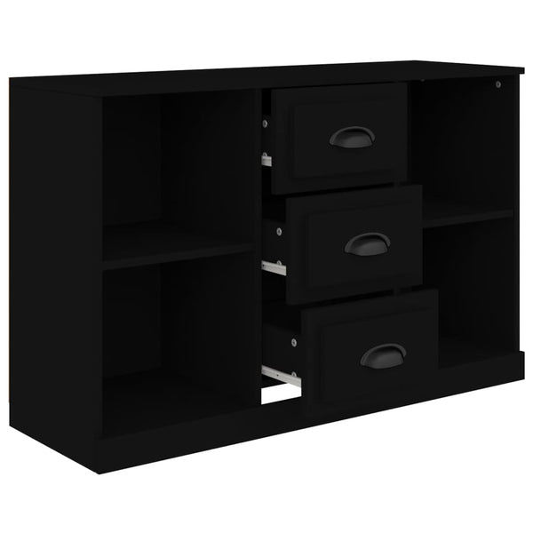 Schwarzes Sideboard 104,5 cm