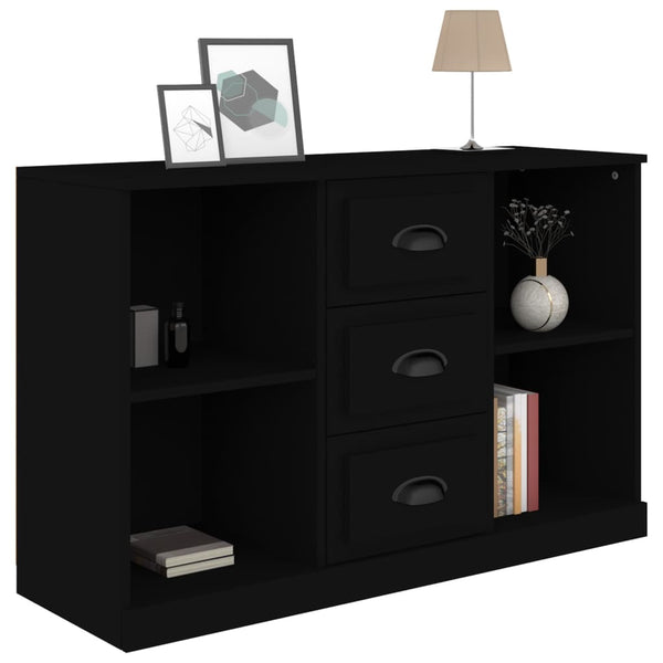 Schwarzes Sideboard 104,5 cm