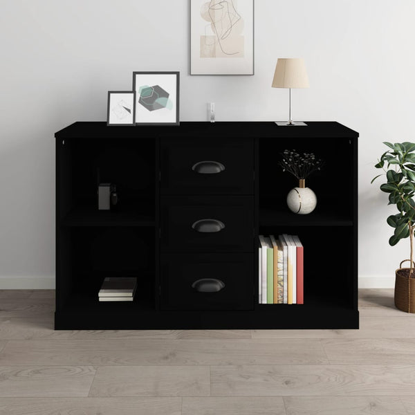 Schwarzes Sideboard 104,5 cm