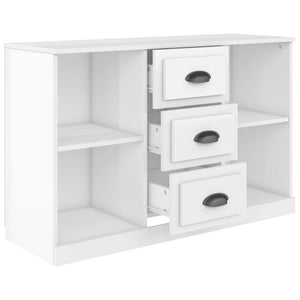 Hochglanz Sideboard Weiß 104,5 cm