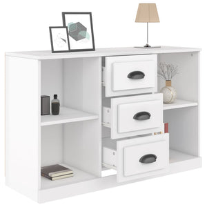 Hochglanz Sideboard Weiß 104,5 cm