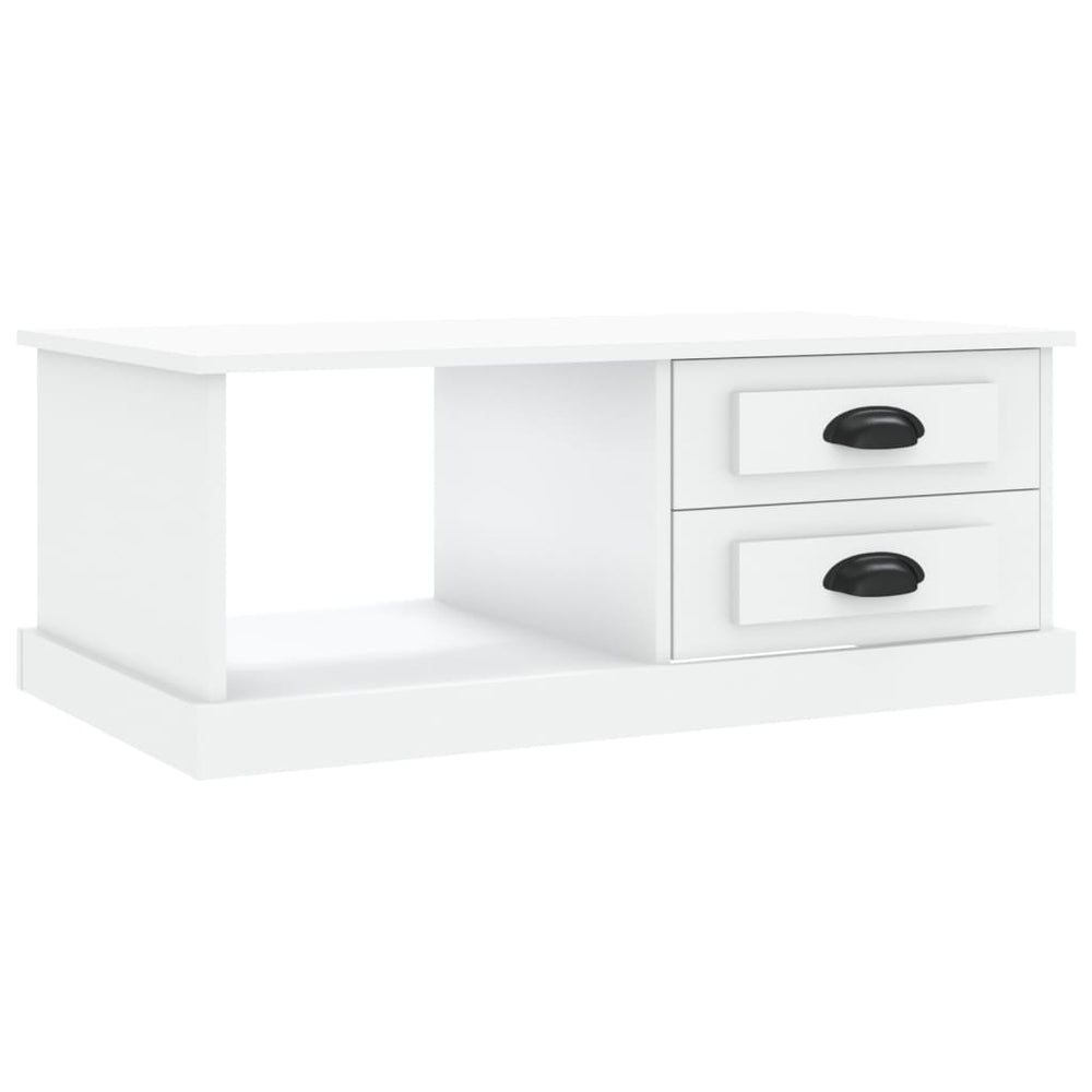 vidaXL Coffee Table White 90x50x35 cm Engineered Wood