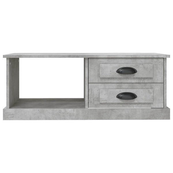 Betongrauer Couchtisch 90x50 cm