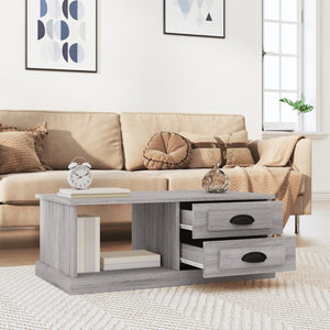 Couchtisch Grau Sonoma 90x50 cm