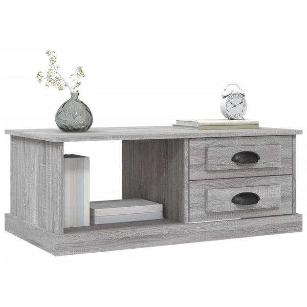 Couchtisch Grau Sonoma 90x50 cm