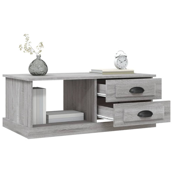 Couchtisch Grau Sonoma 90x50 cm