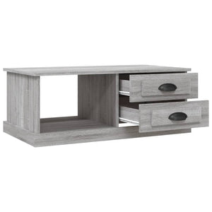 Couchtisch Grau Sonoma 90x50 cm