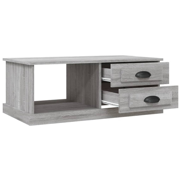 Couchtisch Grau Sonoma 90x50 cm