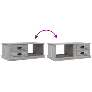 Couchtisch Grau Sonoma 90x50 cm