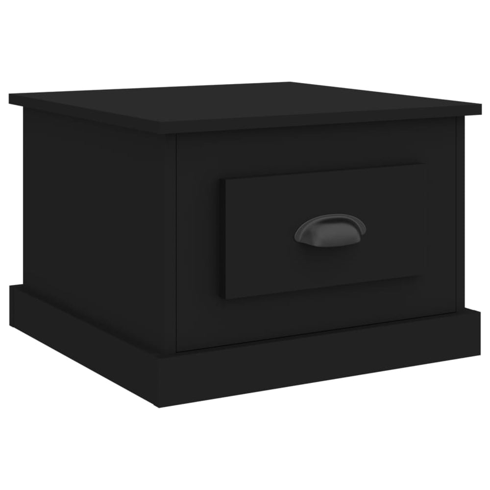 vidaXL Coffee Table Black 50x50x35 cm Engineered Wood