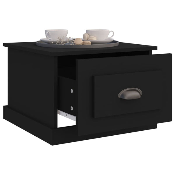 Schwarzer Couchtisch 50x50 cm