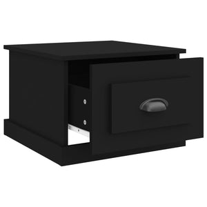 Schwarzer Couchtisch 50x50 cm