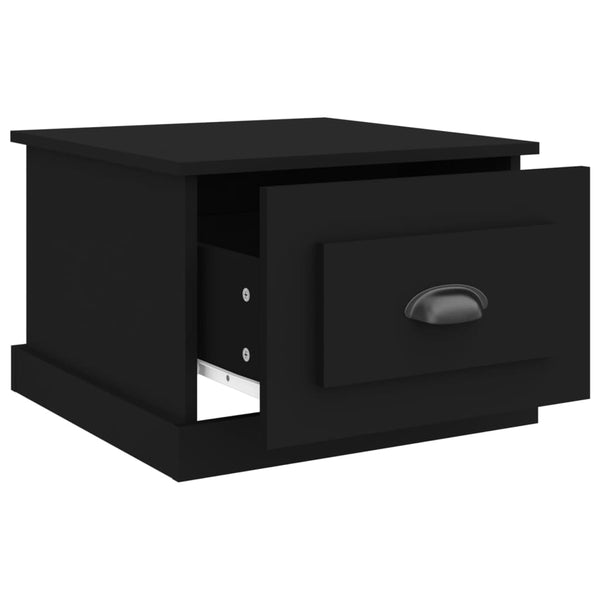 Schwarzer Couchtisch 50x50 cm