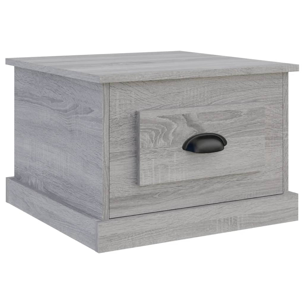 vidaXL Coffee Table Gray Sonoma 50x50x35 cm Engineered Wood