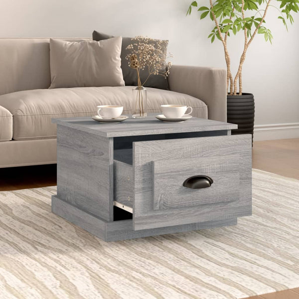 Couchtisch Grau Sonoma 50x50 cm