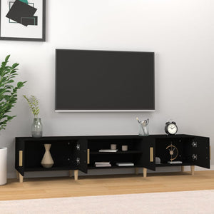 Schwarzer TV-Schrank 180 cm