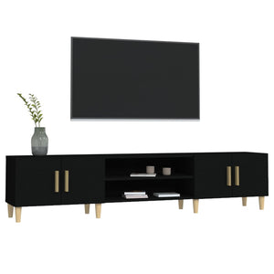 Schwarzer TV-Schrank 180 cm