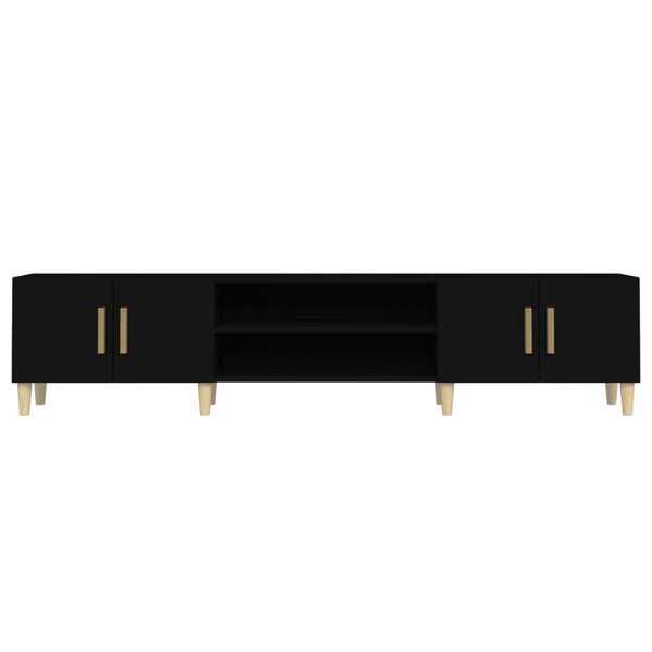 Schwarzer TV-Schrank 180 cm