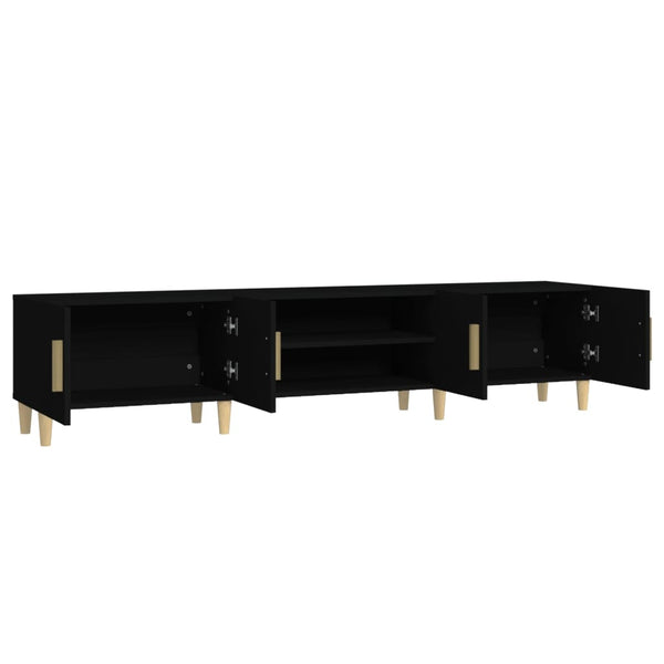 Schwarzer TV-Schrank 180 cm
