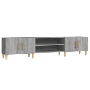 vidaXL Meuble TV gris Sonoma 180x31,5x40 cm en bois d'ingénierie