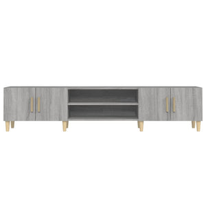 vidaXL Meuble TV gris Sonoma 180x31,5x40 cm en bois d'ingénierie