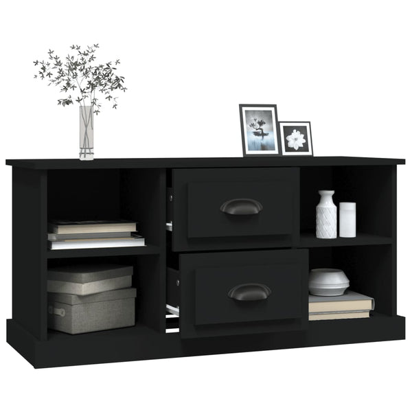 Schwarzer TV-Schrank 99,5 cm