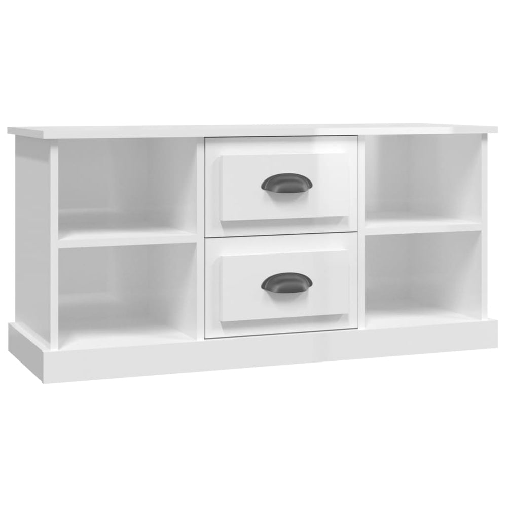 Hochglanz TV-Schrank Weiß 99,5 cm