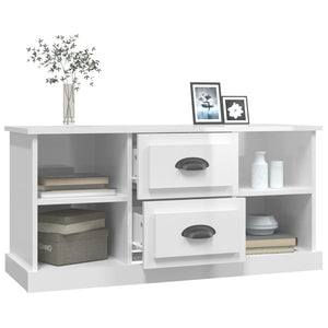 Hochglanz TV-Schrank Weiß 99,5 cm