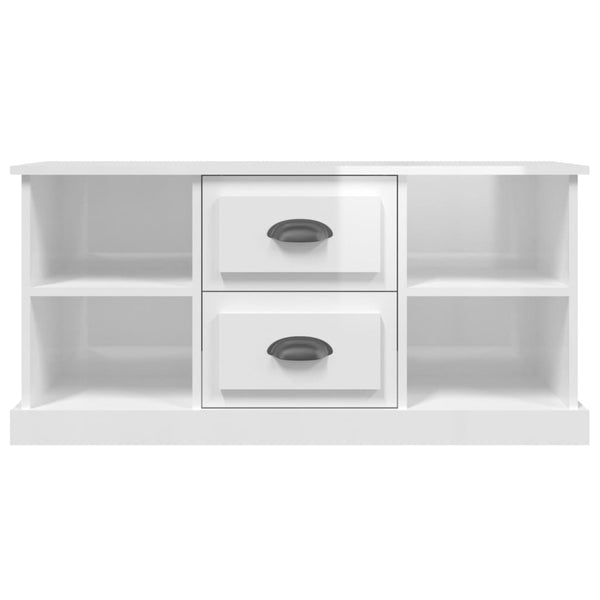 Hochglanz TV-Schrank Weiß 99,5 cm