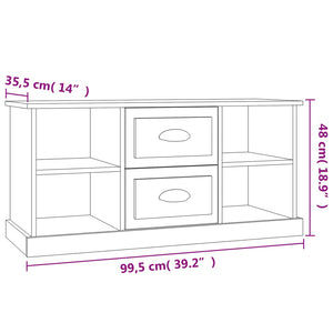 TV-Schrank Sonoma-Eiche, 99,5 cm