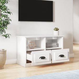 TV-Schrank Weiß Hochglanz 80 cm