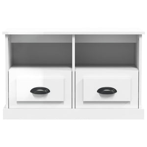 TV-Schrank Weiß Hochglanz 80 cm