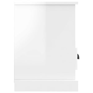 TV-Schrank Weiß Hochglanz 80 cm