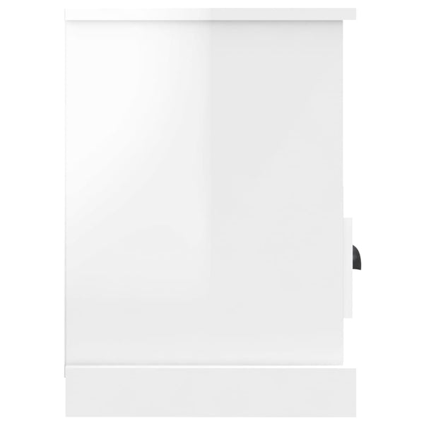 TV-Schrank Weiß Hochglanz 80 cm