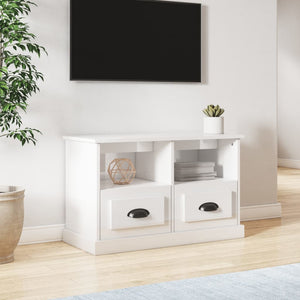 TV-Schrank Weiß Hochglanz 80 cm