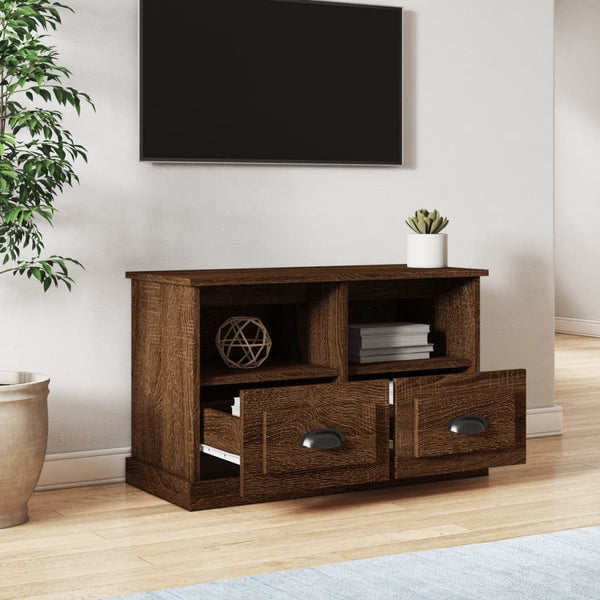 TV-Schrank Braun Eichenoptik 80 cm