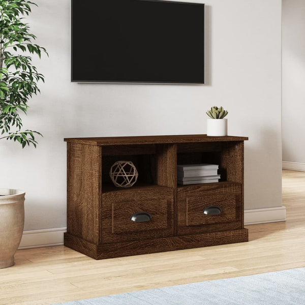 TV-Schrank Braun Eichenoptik 80 cm