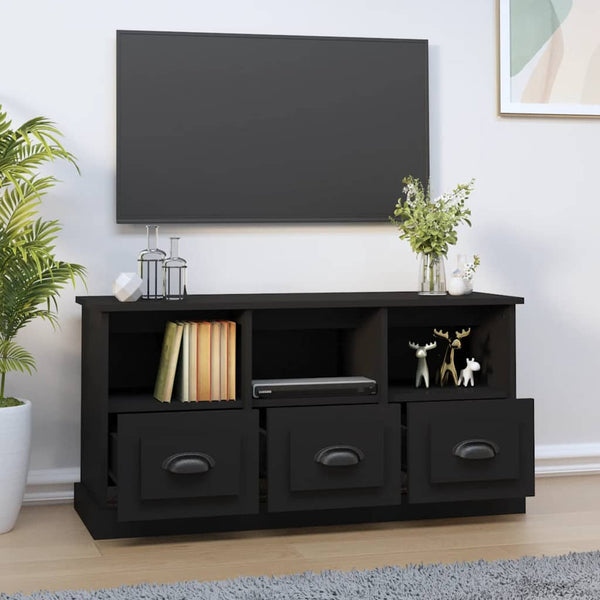 Schwarzer TV-Schrank 100 cm