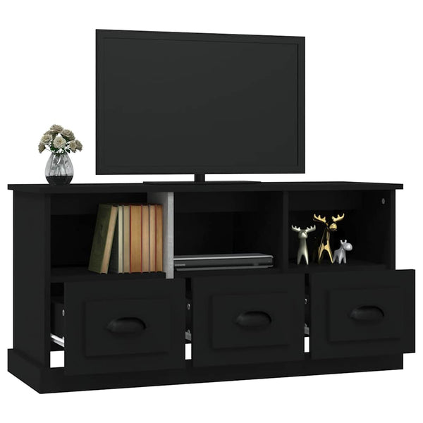 Schwarzer TV-Schrank 100 cm