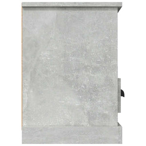 vidaXL Meuble TV Gris béton 100x35x50 cm Bois d'ingénierie