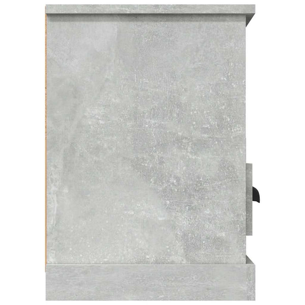 vidaXL Meuble TV Gris béton 100x35x50 cm Bois d'ingénierie