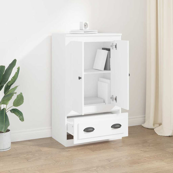 Highboard Weiß 60 cm Holzwerkstoff