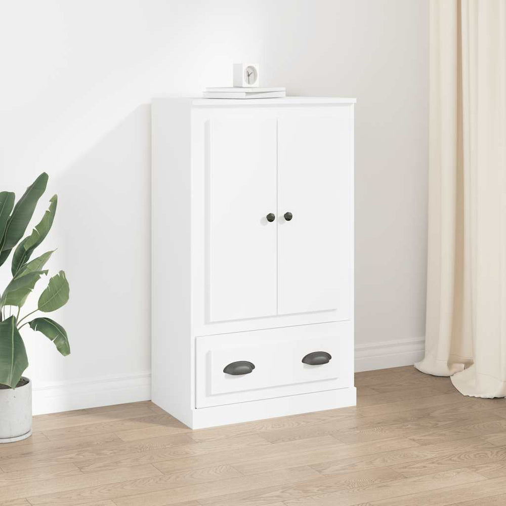 Highboard Weiß 60 cm Holzwerkstoff
