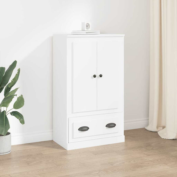 Highboard Weiß 60 cm Holzwerkstoff