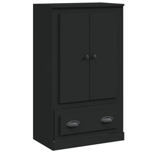 Schwarzes Highboard 60x35,5x103,5 cm