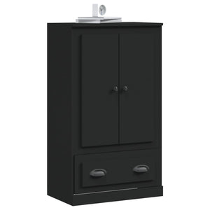 Schwarzes Highboard 60x35,5x103,5 cm