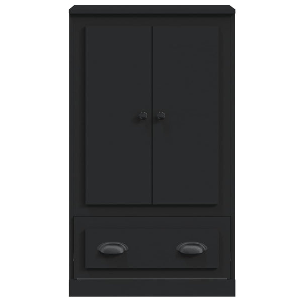 Schwarzes Highboard 60x35,5x103,5 cm