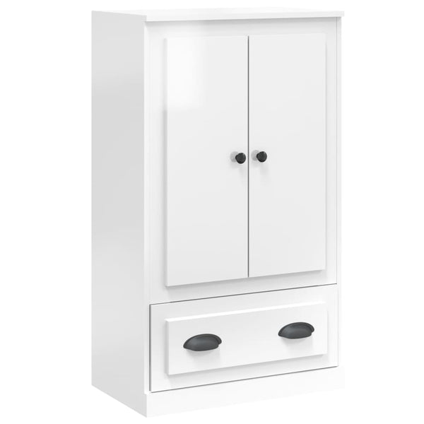 Highboard Weiß Hochglanz 60x35,5x103,5 cm