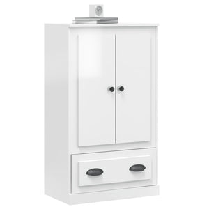 Highboard Weiß Hochglanz 60x35,5x103,5 cm