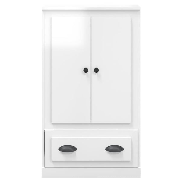 Highboard Weiß Hochglanz 60x35,5x103,5 cm